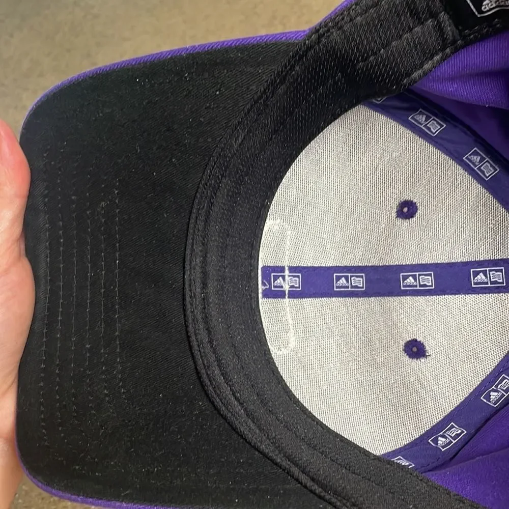 Adidas Purple Snap Back Hat Golf Baseball OS